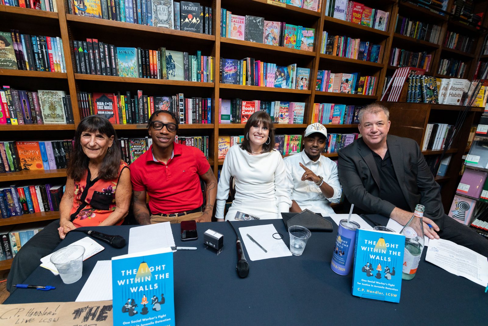 The launch panel at Books & Books